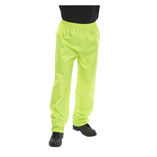 Picture of B-Dri Lightweight Nylon Wet Suit Trousers - Yellow 