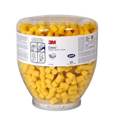 3M E.A.R One Touch Classic Ear Plug Refill - (500 Pieces)