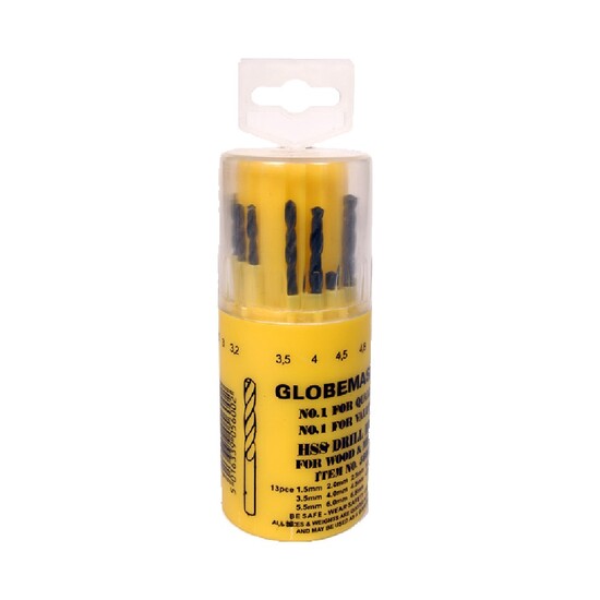 13 Pce High Speed Drill Bits