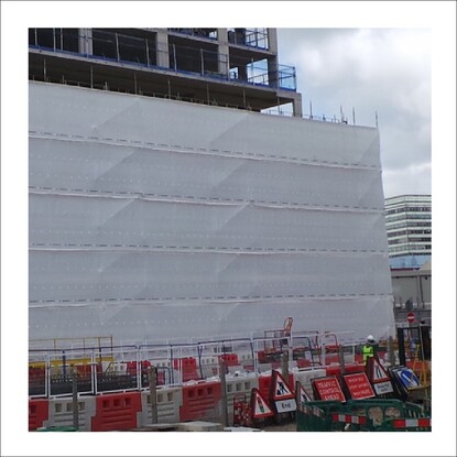 Show details for Scaffold Sheeting - Tri-force TS62 Certifiied Flame Retardant