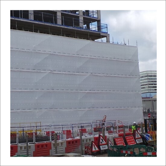 Scaffold Sheeting - Tri-force TS62 Certifiied Flame Retardant