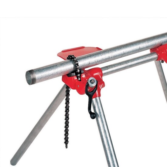 PIPE CHAIN VICE HORSE BENCH 1/8" - 5"