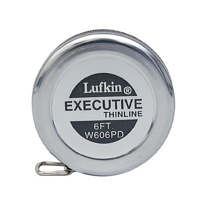Show details for Lufkin W606PM 6mm x 2m Executive Diameter Pocket Tape, Millimeters