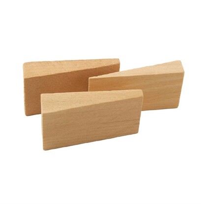 Wooden Wedge 8 X 2 Rough Sawn Hardwood