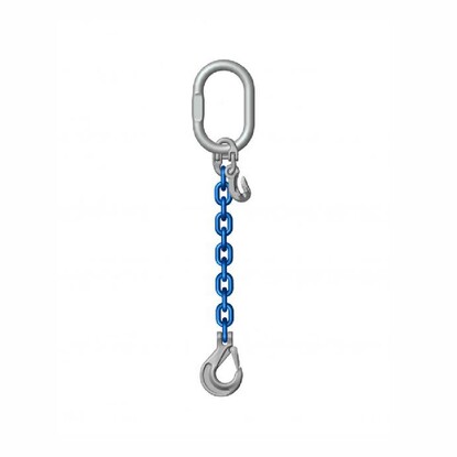 WH-Chain Sling G10 Wll 1.4T 6mm Single Leg 2M Safety Hk