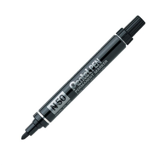Marker Pen Bullet Point N50 Black (Pental)