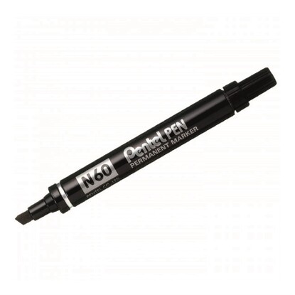 Marker Pen Chisel Felt Tip Black