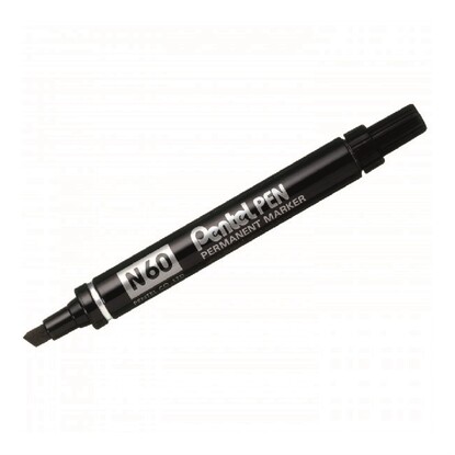 Show details for Marker Pen Chisel Felt Tip Black