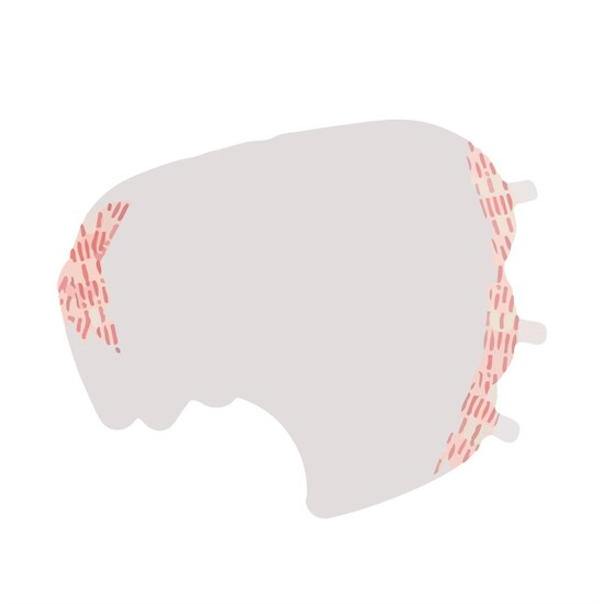 3M 6000 Series 6885 Peel Off Lens Cover (Pkt 25)