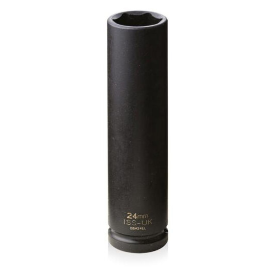Impact Socket 1/2" Drive  Six Point Extra Long Reach