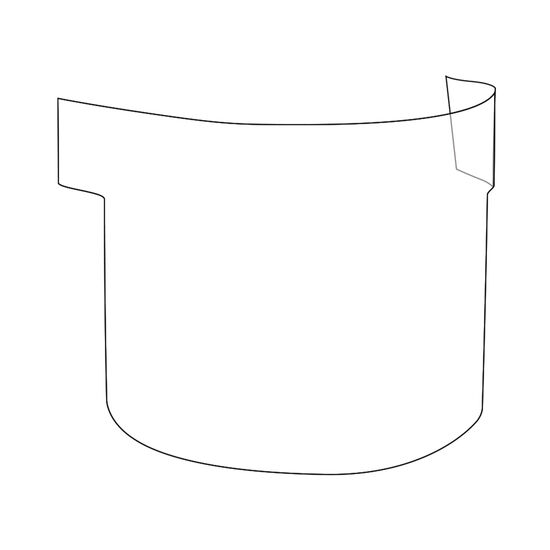 JSP Powercap Infinity - Tear Off Polycarbonate Visors Pkt of 10