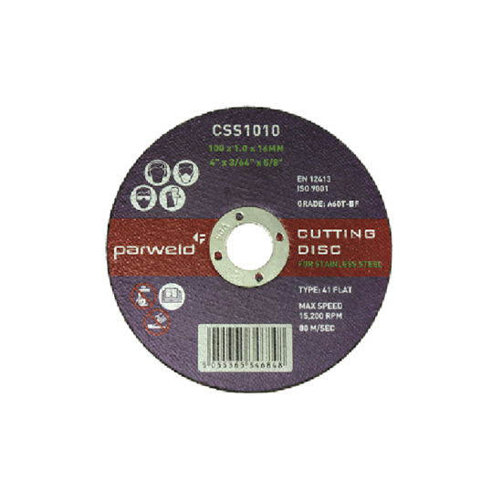 Slitting Disc - Inox & Steel - Flat (Parweld)