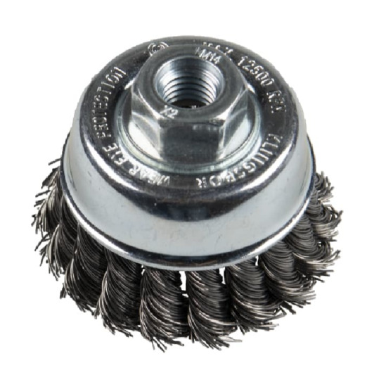 BT600Z Knotted Thread Cup Brush (Klingspor)