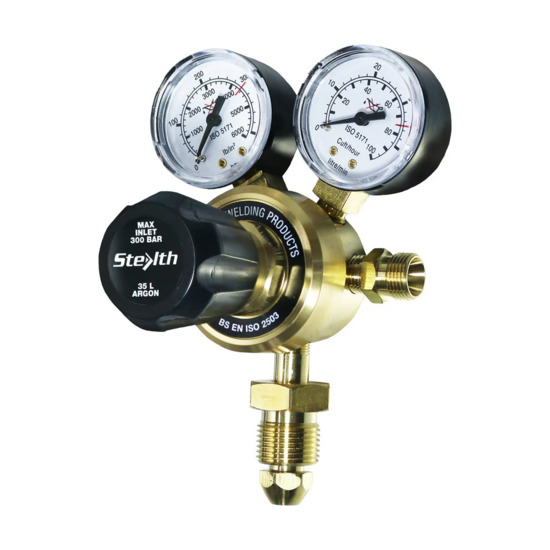 SWP Single Stage Two Gauge Argon Regulator