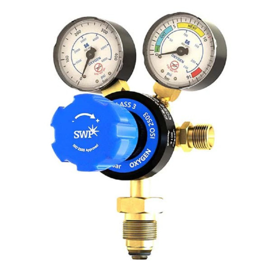 SWP Single Stage Two Gauge Oxygen Regulator