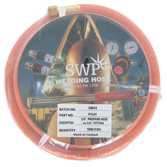 SWP Propane Hose Orange c/w Fittings