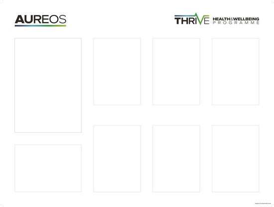 Picture of Thrive Health & Wellbeing Notice Board 1200mm X 900mm