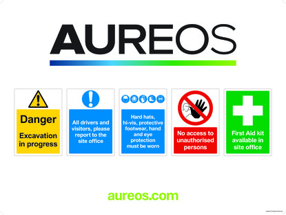 Show details for Aureos Excavation in progress 1200mm x 900mm