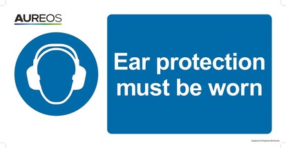 Show details for Ear Protection Must Be Worn 600mm X 300mm