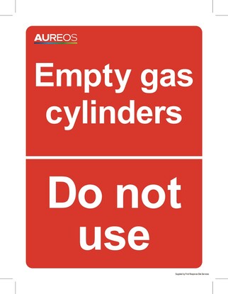 Show details for Empty gas cylinders 200mm X 300mm