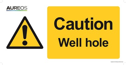Show details for Caution - Well Hole 600mm X 300mm