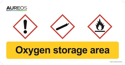 Show details for Oxygen Storage Area 600mm X 300mm