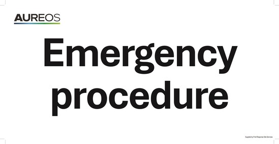 Picture of Emergency procedure 600mm X 300mm