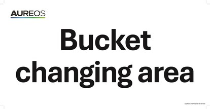 Show details for Bucket changing area 600mm X 300mm