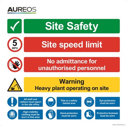 Show details for Site board 6 900mm x 900mm