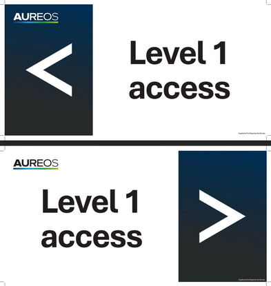 Show details for Level 1 access (Left & Right Reversible) Double Sided 600mm X 300mm