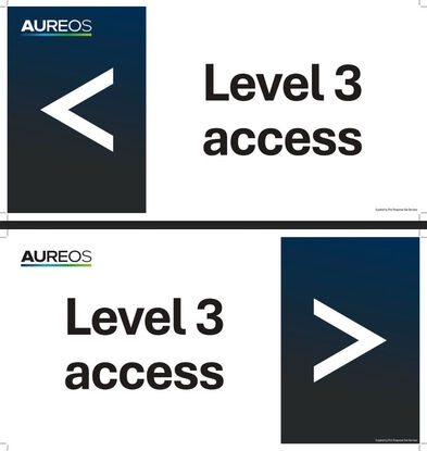 Show details for Level 3 access (Left & Right Reversible) Double Sided 600mm X 300mm