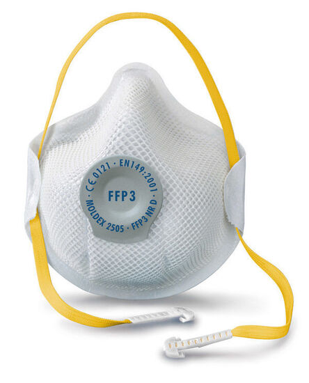Moldex 2505  - FFP3 Mask c/w Valve - Box of 10