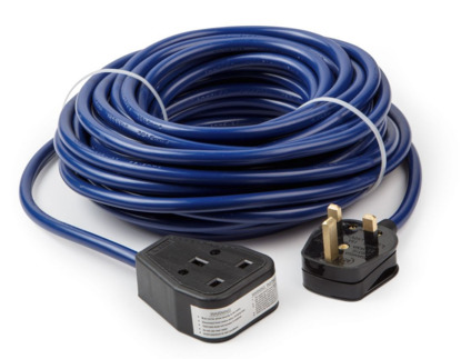 14M Extension Lead - 13A - Blue 240V